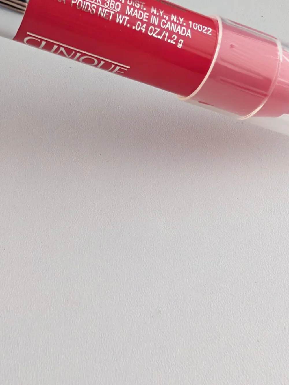 Clinique Chubby Stick Baby Tint Lip Balm 02 Coming Up Rosy Travel Size New .04oz